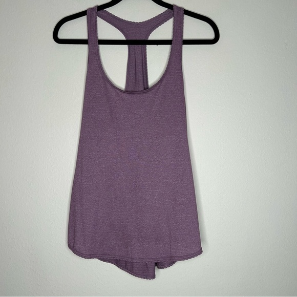 lululemon athletica Tops - Lululemon 105 F Singlet Heathered Purple Fog Tank Top Size 8